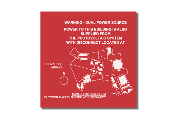 MS-900 Self-Adhesive Solar Sitemaps